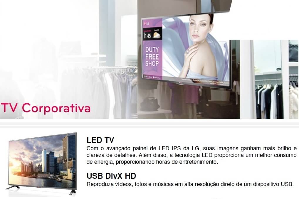 TV 32 LED LG HDTV USB HDMI SOM DIGITAL 