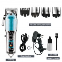 MAQUINA DE CORTAR CABELO DALING PROFISSIONAL C/ USB 4 PENTES