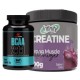 WHEY PROTEIN 2KG + CREATINA 300GR + BCAA 60 CAPSULAS