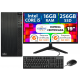 COMPUTADOR INTEL I5 QUAD CORE 16GB RAM 256GB WIN11 C/ KIT E MONITOR 19