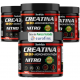 KIT 4 CREATINA NITRO 300G MONOHIDRATADA DOSE 3G