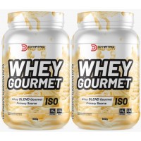 KIT 2 WHEY PROTEIN GOURMET ISOADO DYMATRIX 1,8KG