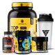 KIT WHEY PROTEIN POTE 900G PRE TREINO + CREATINA 150G C/ THERMO ABDOM E COQUETELEIRA
