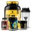 KIT WHEY PROTEIN 900G + PRE TREINO + CREATINA + THERMO ABDOM + COQUETELEIRA