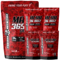 Kit Hipercalorico 3Kg com Creatina refil 90g e 2X BCAA 120 capsulas