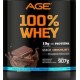 Whey Protein Concentrado Pure Age pote 900g chocolate