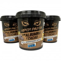 Kit 3 Pasta e amendoim com albumina de chocolate 1Kg