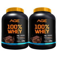 Whey Protein Concentrado Pure Age pote 900g chocolate