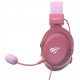 Fone de ouvido Headset Gamer Havit 50mm Rosa