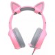 Fone de ouvido Headset Gamer Havit 50mm Rosa USB