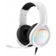 Fone de ouvido Headset Gamer Force One Sorround 7 50mm Branco
