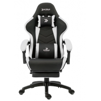 CADEIRA GAMER HUSKY GAMING RECLINAVEL C/ ALMOFADAS DESCANSO PARA PERNAS