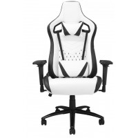 Cadeira Gamer Reclinavel 4D Giratoria Apoio Bra&ccedil;os Branca