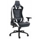 Cadeira Gamer Reclinavel 4D Giratoria Apoio Braços Preto Branco