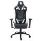 Cadeira Gamer Reclinavel 4D Giratoria Apoio Braços Preto Branco