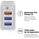 Fonte Carregador parede Gshield Turbo 18W Triplo USB