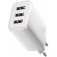 Fonte Carregador Parede 17W Baseus 3 USB Cabo Lightning