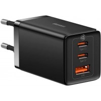 Fonte Carregador Parede Turbo 65W Baseus 2 USB tipo C 1 USB