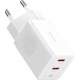 Fonte Carregador Parede Turbo 65W Baseus 2 USB tipo C 1 USB