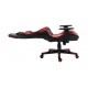 Cadeira Gamer Superframe Reclinavel 2D Giratoria Apoio Braços Vermelho e Preto