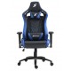 Cadeira Gamer Superframe 4D Reclinavel Giratoria Apoio Braços Preto e Azul