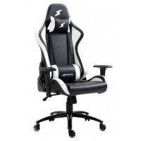Cadeira Gamer Superframe 2D Giratoria Apoio Bra&ccedil;os Preto e Branco