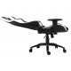 Cadeira Gamer Superframe 2D Giratoria Apoio Braços Preto e Branco