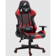 Cadeira Gamer Reclinavel 2D Giratoria Apoio Braços Vermelho e Preta
