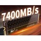 SSD 2TB Netac Gamer NVME Leitura 7400mmbs Gravaçao 6850mbs