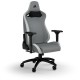 Cadeira Gamer Corsair Giratoria Reclinavel 4D Almofada Cabeça Cinza