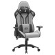 Cadeira Gamer DT3 Giratoria Reclinavel 1D Almofadas Cinza