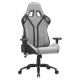 Cadeira Gamer DT3 Giratoria Reclinavel 1D Almofadas Cinza