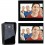 Kit Interfone Video Porteiro Visao Noturna com 2 Monitores
