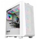Gabinete Gamer Hayom ATX ARGB 4 Fans Lateral Vidro Branco