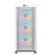 Gabinete Gamer Hayom ATX ARGB 4 Fans Lateral Vidro Branco