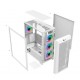 Gabinete Gamer Hayom ATX ARGB 4 Fans Lateral Vidro Branco