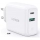 Fonte Carregador Tomada USB Turbo 36W Ugreen USB tipo C