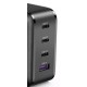 FONTE CARREGADOR TOMADA 65W UGREEN TURBO USB C/ 3 USB C
