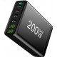 Fonte Carregador Tomada USB 200W 6 Portas com USB tipo C