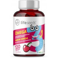 Omega 3 Mastigavel Cereja MEG 3 Epa Dha 120 Capsulas