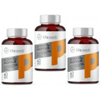 Kit 2 Potes Extrato de Propolis 650mg Vitaminas Selenio e Zinco 120 Capsulas 
