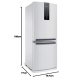 Geladeira Refrigerador Brastemp 440L Inverse FrostFree DualDoor