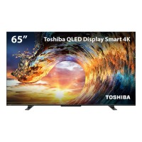 Smart TV Qled 65 Polegadas 4K Toshiba Wifi 60Hz 3 HDMI