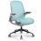Cadeira de escritorio DT3 Giratoria 3D Azul Le Presidente Chatte