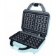 Maquina de Waffle Dupla 1080W Antiaderente Azul 127V