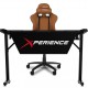 Kit Mesa Gamer e Cadeira Gamer Xperience Reclinavel Couro PU