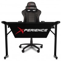 Kit Mesa Gamer e Cadeira Gamer Xperience Reclinavel Couro PU