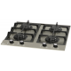 Fogao Cooktop A Gas 4 Bocas Fischer 3000W Inox