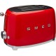 Torradeira 2 Fatias Smeg Retro 950W 6 Temperaturas 127V