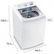 Maquina de lavar Electrolux 15Kg Cesto Inox 160L Branca